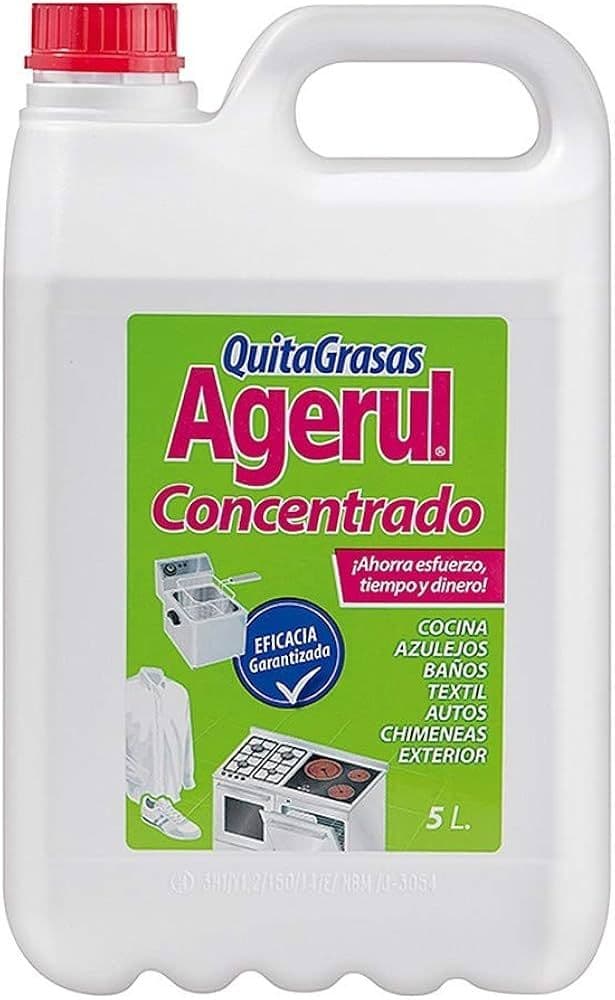 Quitagrasas Agerul: Garrafa 5L