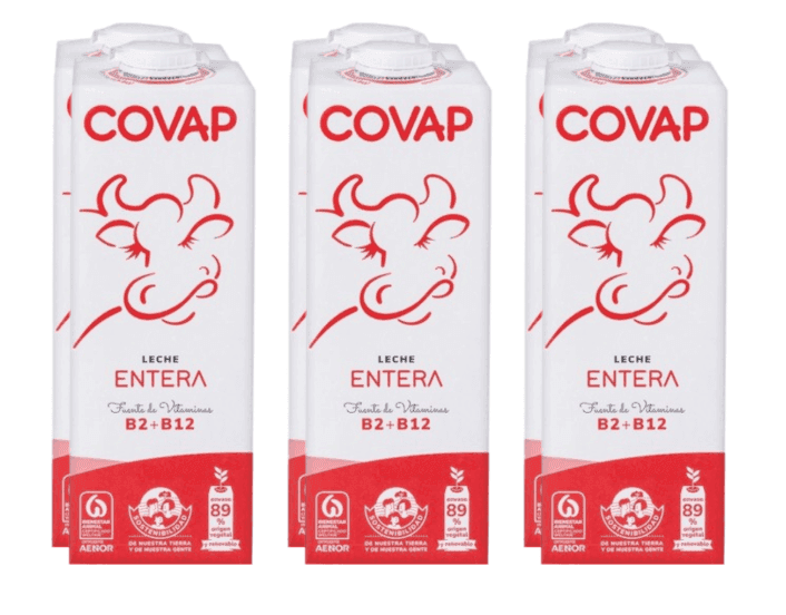 Leche: Entera Covap Pack 6x1L