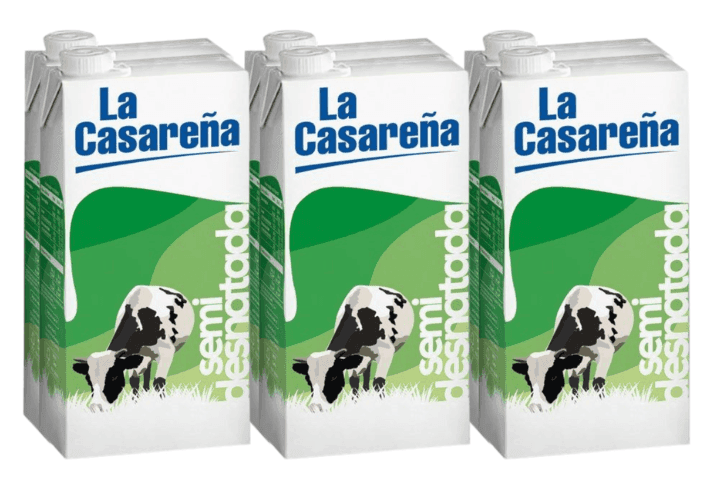 Leche: Semidesnatada La Casareña Pack 6x1L