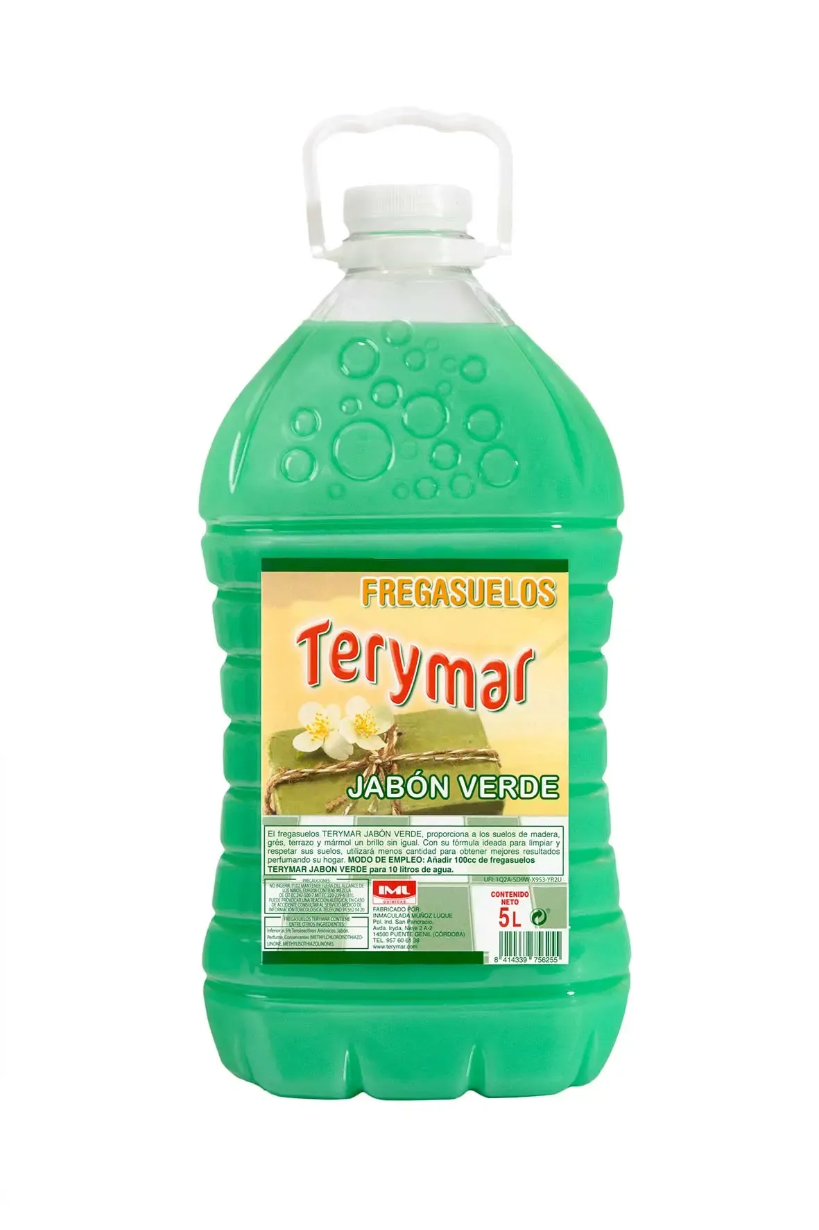 Friegasuelos: Terymar Jabón Verde 5L