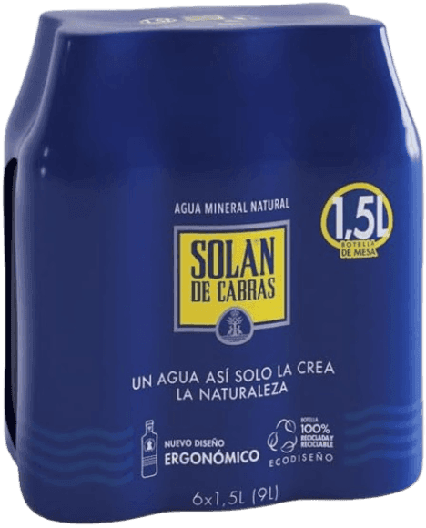 Agua: Solan de Cabras 1,5L Pack de 6