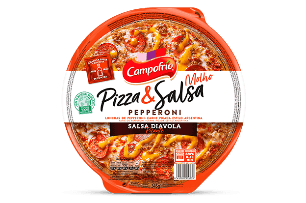 Pizza: Peperoni Campofrio