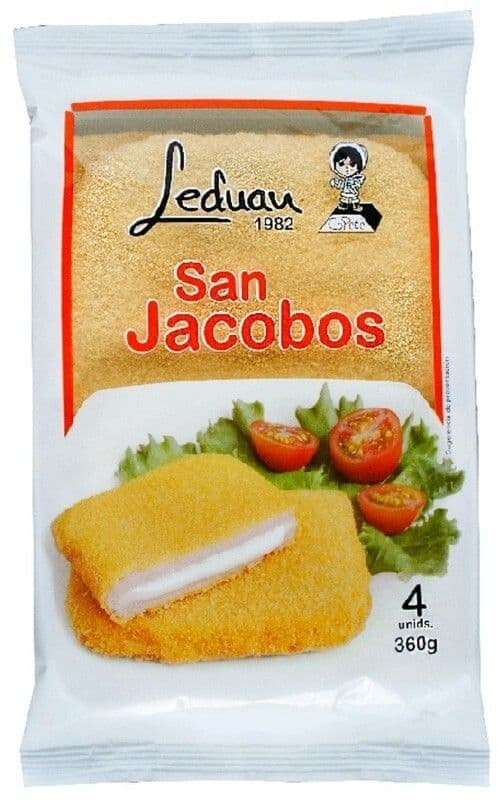San Jacobos: Congelados Jamon y Queso Leduan