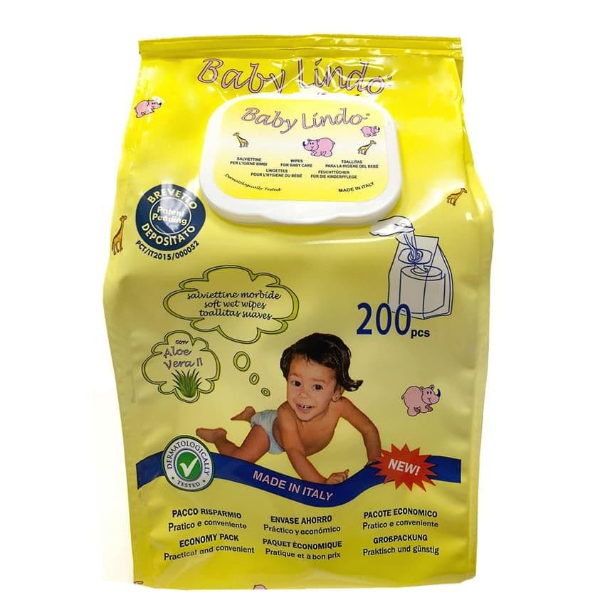 Toallitas Humedas: Baby Lindo 200 Unidades