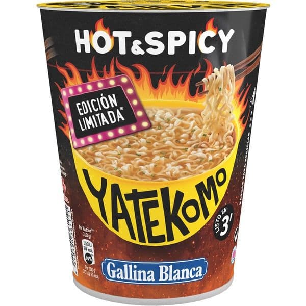 Fideos Instantaneos: Yatekomo Hot & Spycy