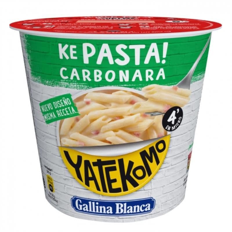 Macarrones Carbonara: Yatekomo Gallina Blanca 101gr