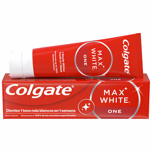 Pasta de Dientes: Colgate Max White One 75ml