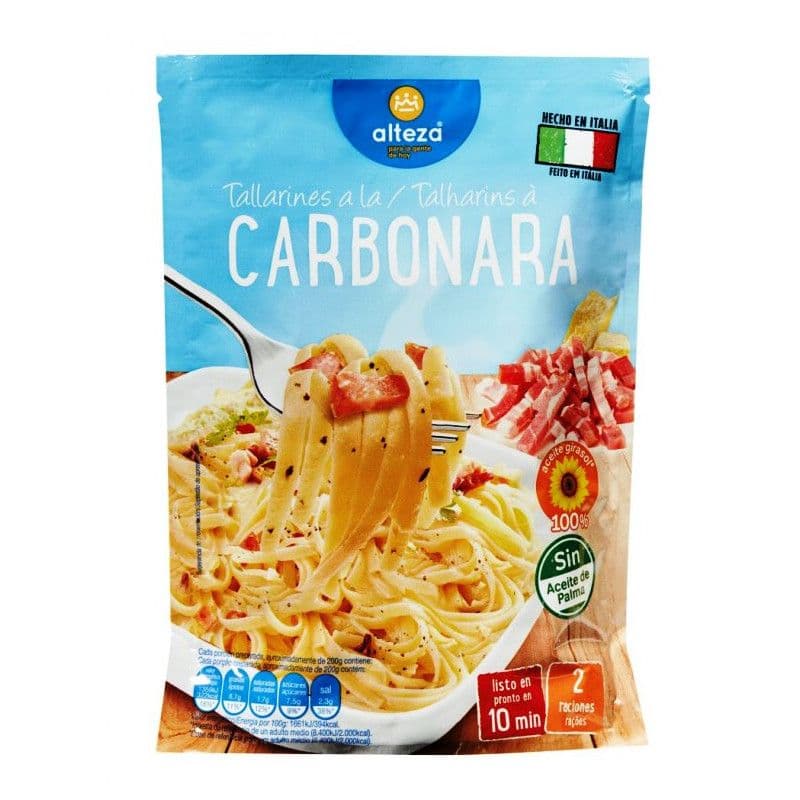 Tallarines: A la Carbonara Alteza
