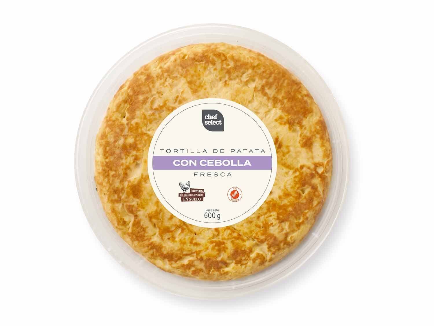 Tortilla de Patatas: Con Cebolla 250gr